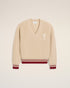 AMI PARIS Sweater in college ribs wool Unisex Apparel